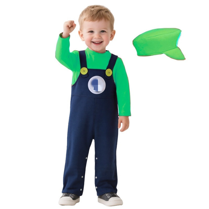 Baby Klempner Kostüm Rot Grün  – Baby Clothes Bewertung und Preis